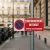 Panneau signalétique stationnement interdit sortie de secours