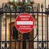 Panneau interdiction de stationner médecin PVC rond pour parking