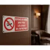Panneau Interdit de Fumer Entreprise – Signalétique Défense Fumer