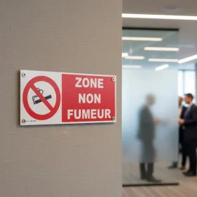 Panneau zone non fumeur – Panneau interdit de fumer