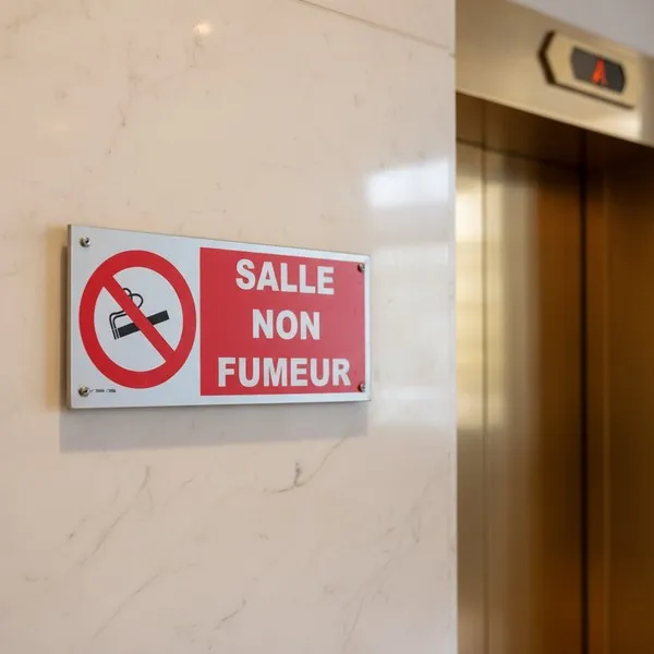 Panneau Salle non fumeur – Panneau interdit de fumer