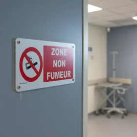 Panneau ZONE NON FUMEUR – Panneau interdit de fumer