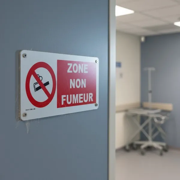 Panneau ZONE NON FUMEUR – Panneau interdit de fumer