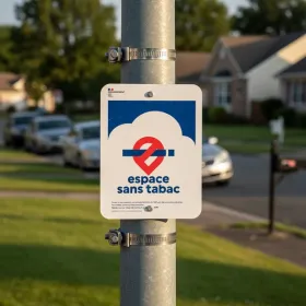 Espace sans tabac – Panneau interdit de fumer