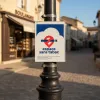 Espace sans tabac – Panneau interdit de fumer