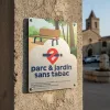 Panneau Parc et jardin sans tabac – Panneau interdit de fumer