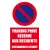 Parking privé réservé aux résidents-Panneau stationnement-Panneaux Signalétiques