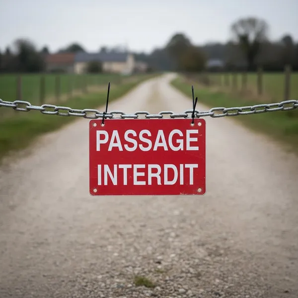Signalétique Interdiction Durable: Panneau Passage Interdit Aluminium
