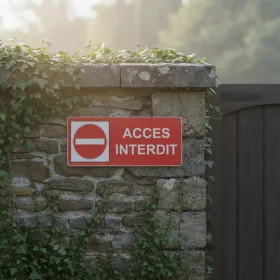 Panneau Accès interdit avec pictogramme – Panneau accès interdit