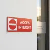 Panneau Accès interdit avec pictogramme – Panneau accès interdit