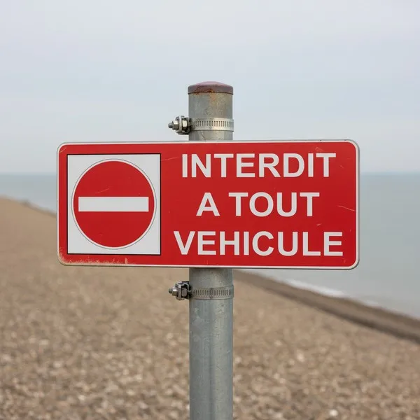 Panneau Interdit à tout véhicule – Panneau accès interdit