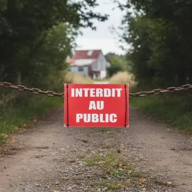 Panneau Interdit au public – Panneau accès interdit