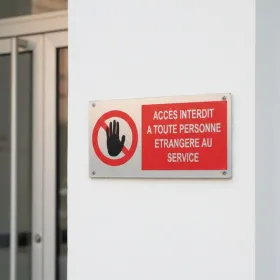 Panneau Accès interdit - Signalétique sécurité