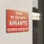 Panneau Zone de déchets amiante entrée interdite – accès interdit