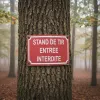 Panneau Stand de tir entrée interdite – Panneau chasse interdite