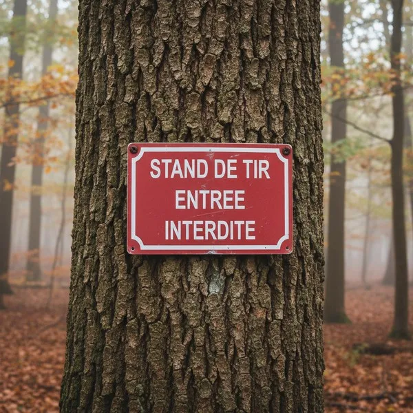 Panneau Stand de tir entrée interdite – Panneau chasse interdite