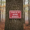 Panneau Stand de tir entrée interdite – Panneau chasse interdite