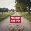 Panneau Passage interdit accès privé – Signalétique sécurité