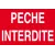 Pêche interdite-Panneau pêche interdite-Panneaux Signalétiques