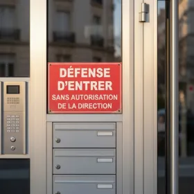 Panneau Accès Interdit | Défense d'Entrer Sans Autorisation