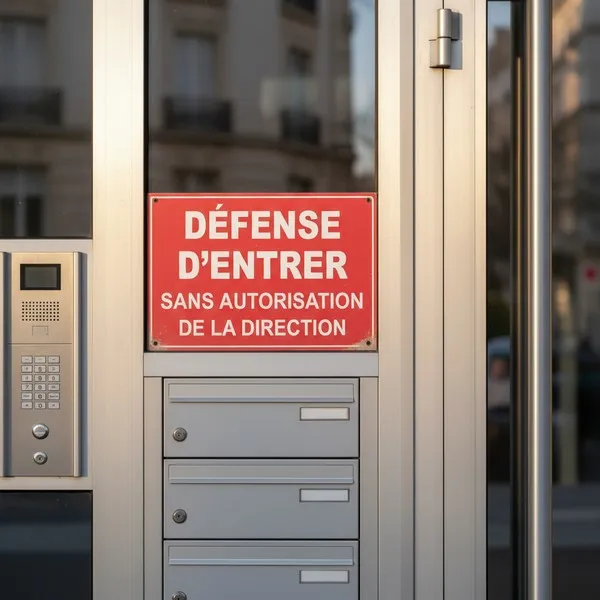 Panneau Accès Interdit | Défense d'Entrer Sans Autorisation