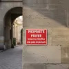 Panneau signalétique Propriété Privée Manoeuvres Interdites