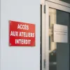 Panneau Accès aux ateliers Interdit – Panneau accès interdit