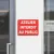 Panneau Atelier interdit au public, réservé aux pros