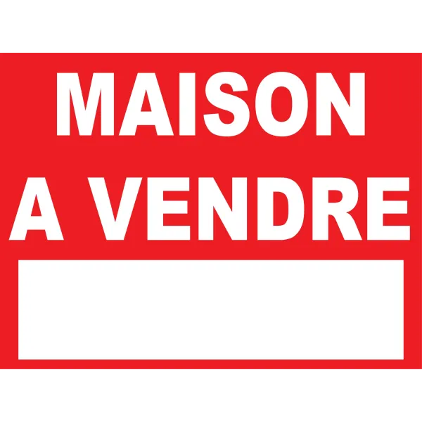 Maison à vendre 600x400mm-Panneau immobilier-Panneaux Signalétiques