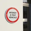 Panneau Interdit Véhicules Sauf Service | Signalisation Standard