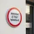 Panneau Interdit Véhicules Sauf Service | Signalisation Standard