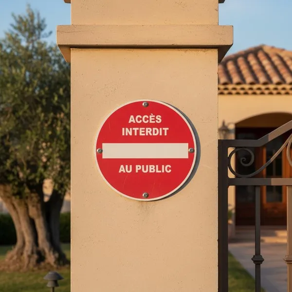 Panneau Accès interdit au public – Panneau accès interdit
