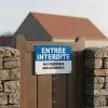 Panneau Entrée Interdite – Accès Interdit Non Autorisé