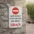Panneau Accès interdit a tout personne sauf service
