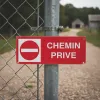 Panneau signalétique Chemin Prive – Interdiction