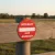 Panneau PVC rond "Interdit aux animaux" – Interdiction