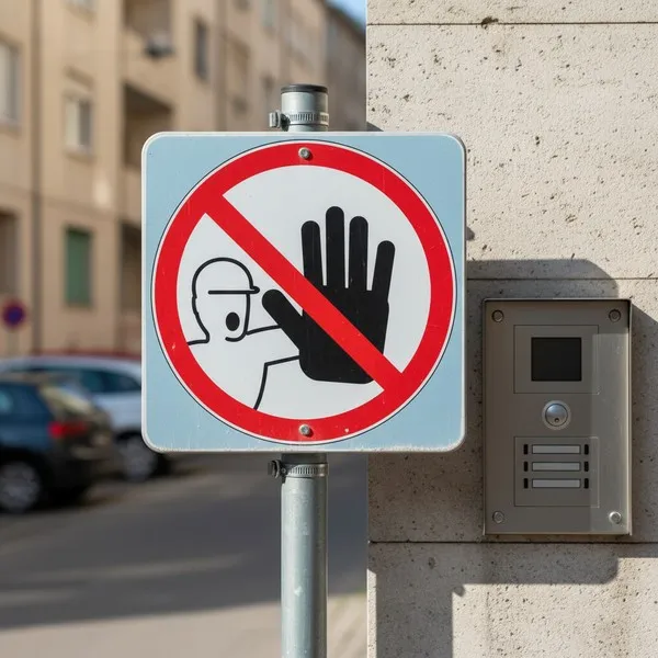 Panneau Interdiction d'entrer – Panneau accès interdit