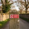Panneau chemin privé, accès interdit
