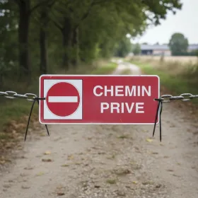 Panneau Chemin Privé | Accès Interdit - Signalétique Propriété Privée
