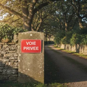 Panneau voie privée – Panneau propriété privée