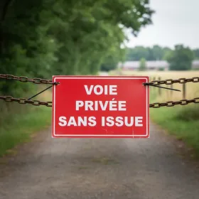 Panneau Voie privée sans issue – Panneau propriété privée