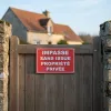 Panneau Impasse sans issue Propriété Privée