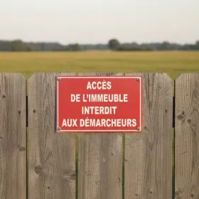 Panneau Interdiction Démarchage Immeuble – Signalétique Entrée