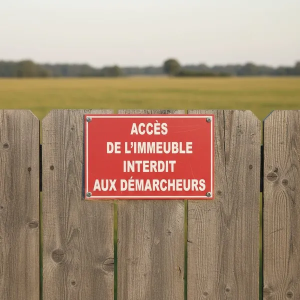 Panneau Interdiction Démarchage Immeuble – Signalétique Entrée