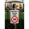 Panneau propriété privée zone 30km/h – Panneau attention Danger