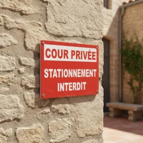 Panneaux & Autocollants : Propriété Privée, Danger, Stationnement Interdit