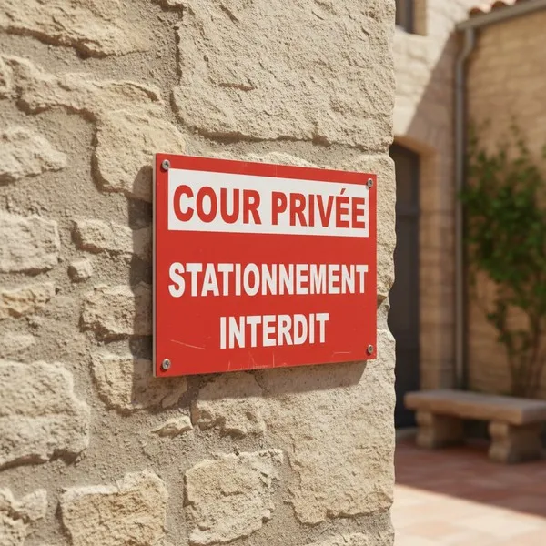 Panneaux & Autocollants : Propriété Privée, Danger, Stationnement Interdit