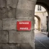 Panneau Impasse Privée Propriété Privée – Signalétique PVC