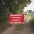 Panneau propriété privée : quads interdits