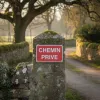 Panneau chemin privé - Interdiction d'accès - Signalétique